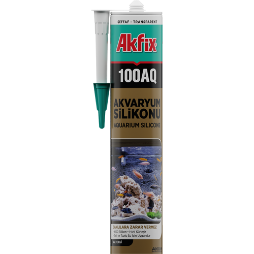 AKVARYUM SİLİKONU 310ML ŞEFFAF AKFİX 100AQ