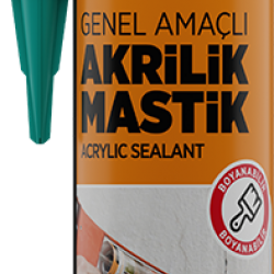AKRİLİK MASTİK 500GR BEYAZ AKFİX AC605