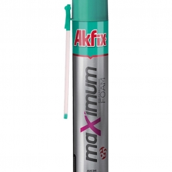 MAXİMUM POLİÜRETAN KÖPÜK 65 lt (Pipetli) AKFİX MAX. 850 ml/1000 gr