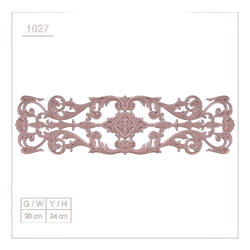 BASKILI APLİK (90X24 CM) AP1027 