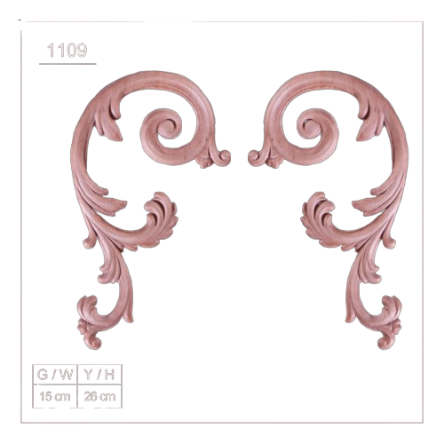 OYMALI APLİK 25X13 CM AP1109