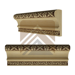 TAÇ 38x70 mm ÇİFT ÇİÇEK DESEN 1412 