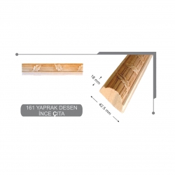 YAPRAK DESEN ÇITA 18x42mm 161