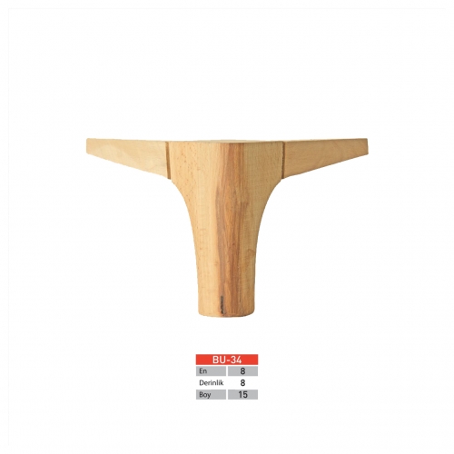 BU-34 AHŞAP AYAK 8X8X15