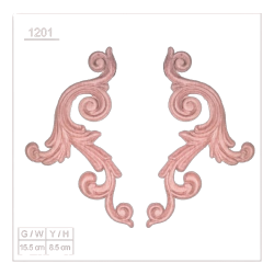 BASKILI APLİK (15,5X8,5 CM) AP1201 