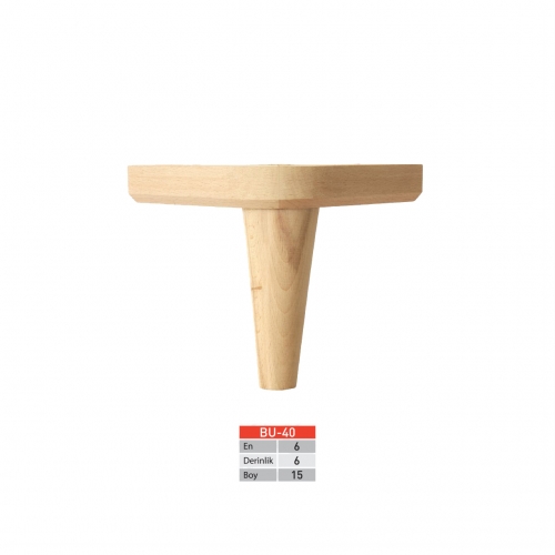 AHŞAP AYAK 6X6X15 BU-40