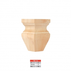 FB-16 AHŞAP AYAK 7X7X10