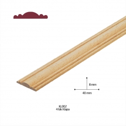  KAYIN-ÇAM MODELLİ ÇITA 40x8 mm KL002