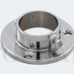 V206 YUVARLAK BORU VİDALI ASKI FLANŞI KROM 100 ADET