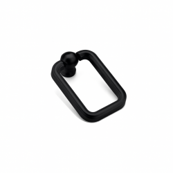 MİSKET SİYAH-ANTRASİT DİKDÖRTGEN DÜĞME