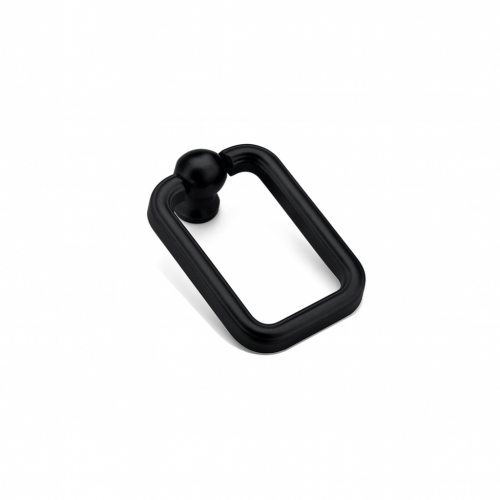 MİSKET SİYAH-ANTRASİT DİKDÖRTGEN DÜĞME