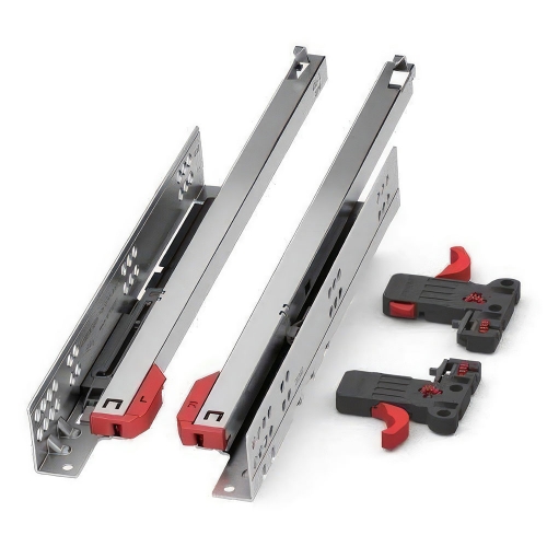 Samet 127222303 Ultimade Slide Tek Açılım Frenli Ray ve Mandalları 35cm. Sağ+Sol